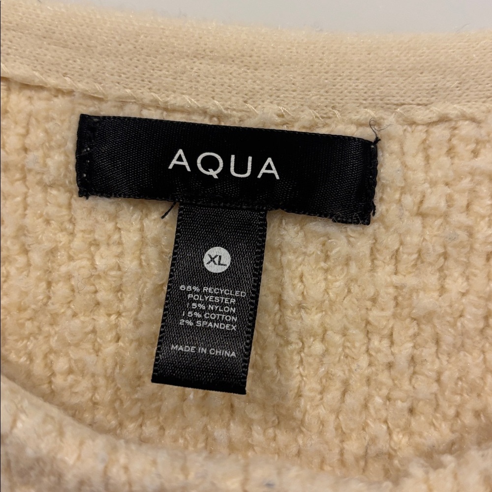 Aqua Womens Long Sleeve Cardigan XL - Picture 2 of 6